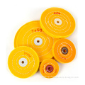 yellow cloth cotton buffing wheel for jewelry polishing